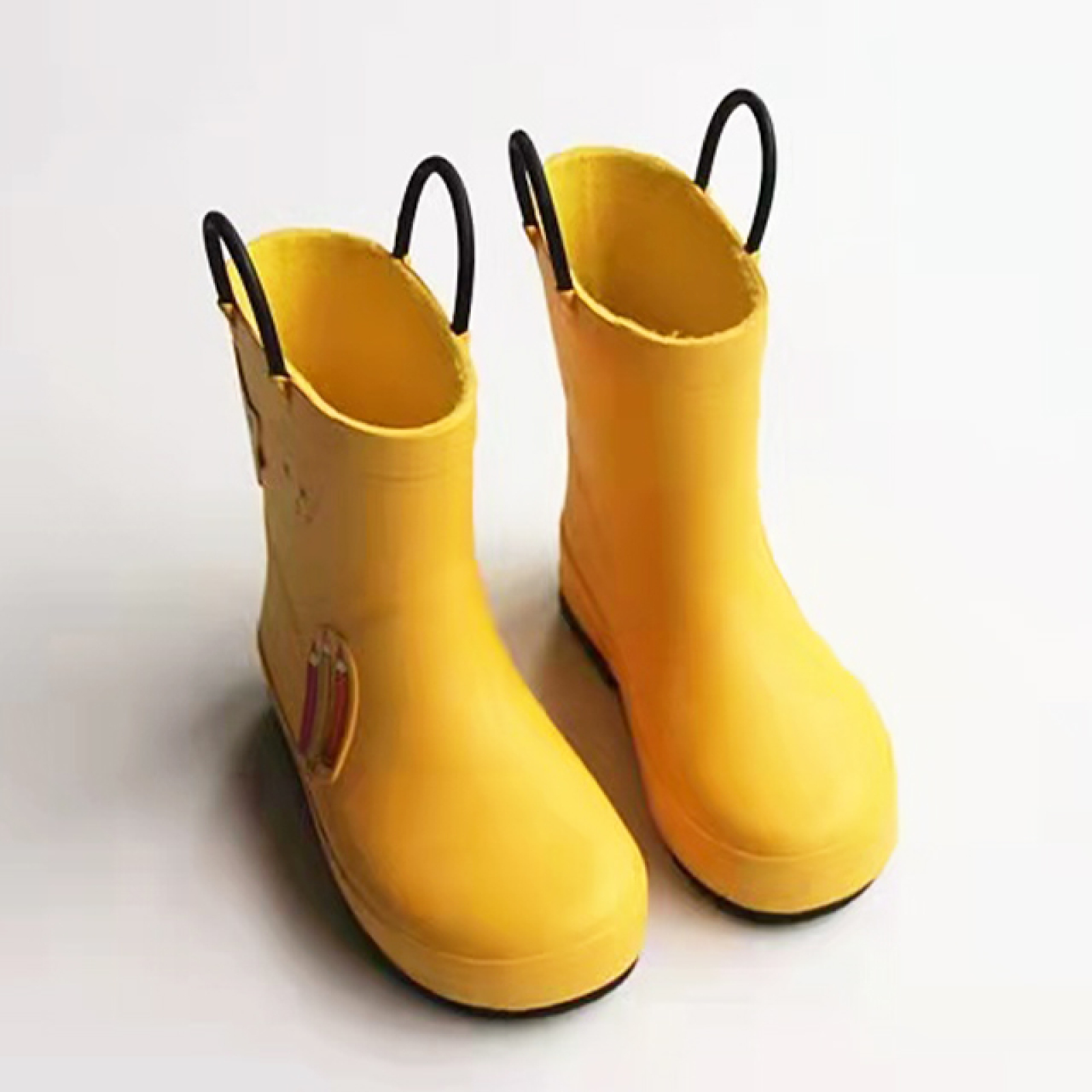 100% Waterproof Outdoor Gumboots Kids Wellies Rain Boots Kids Rubber Rain Boots With Pull-on Handles