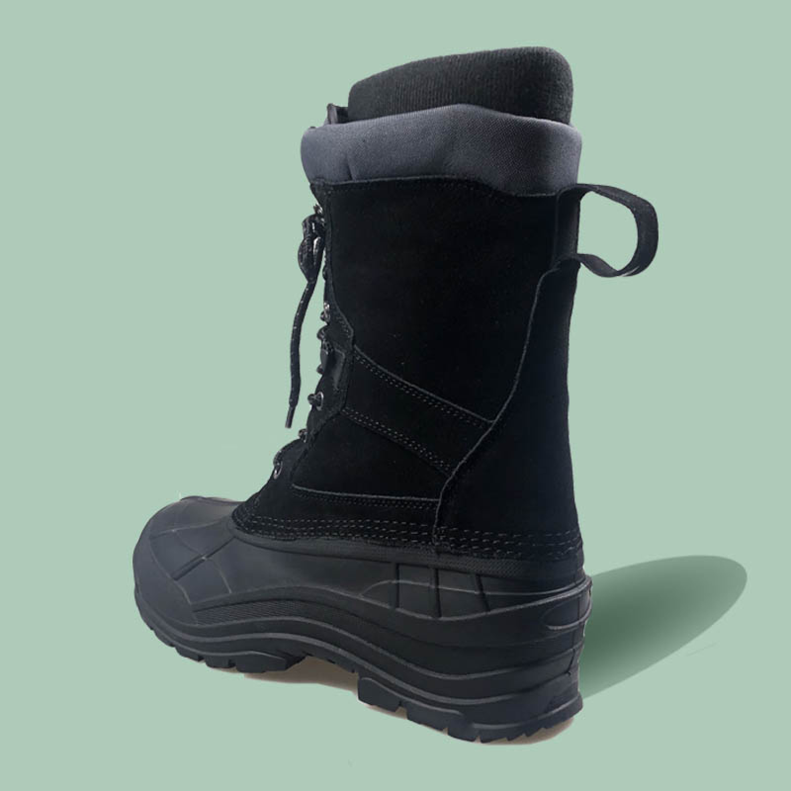 Mens Wholesale Genuine Leather Fashion Hot Sales Outdoor Winter Duck Snow Boots