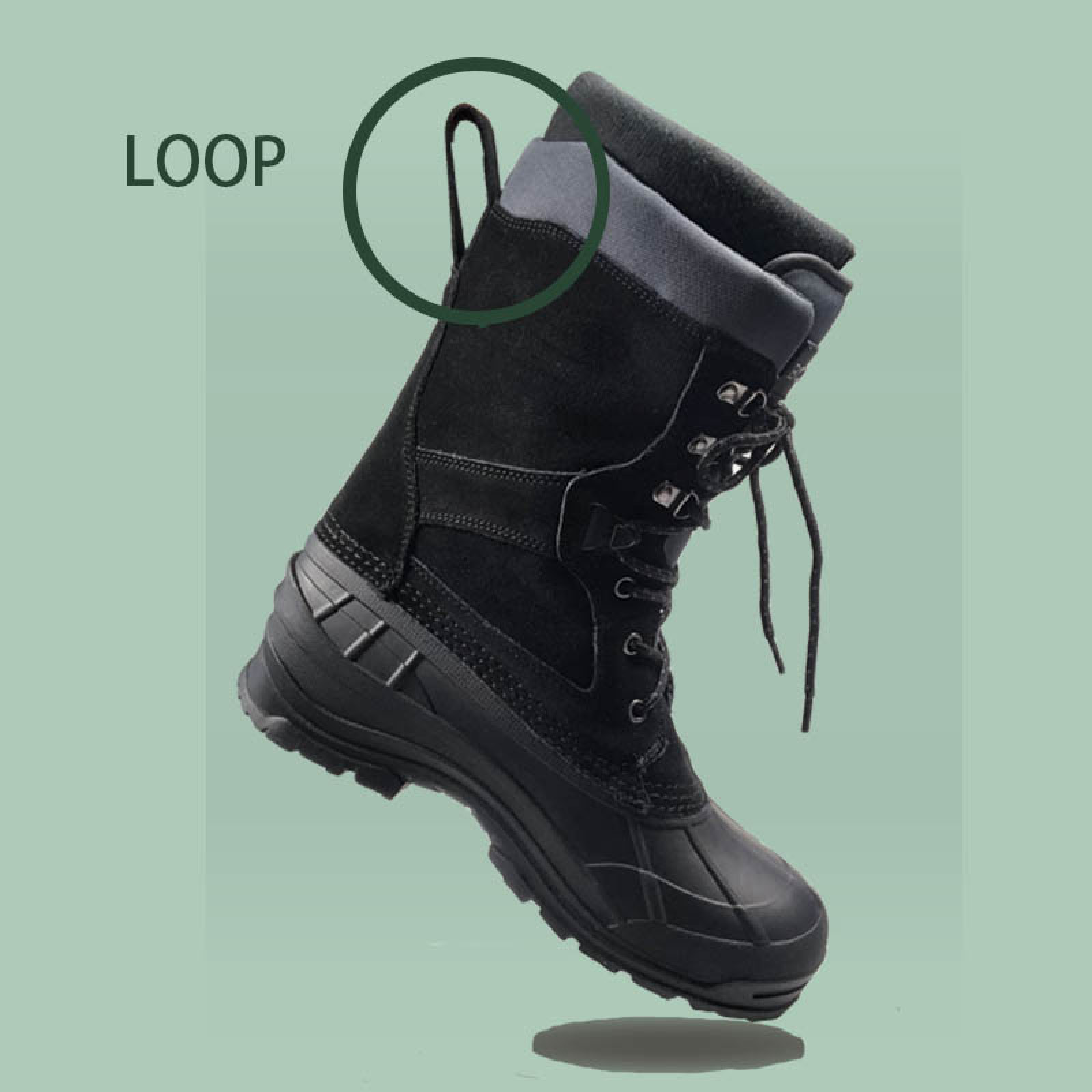 Mens Wholesale Genuine Leather Fashion Hot Sales Outdoor Winter Duck Snow Boots