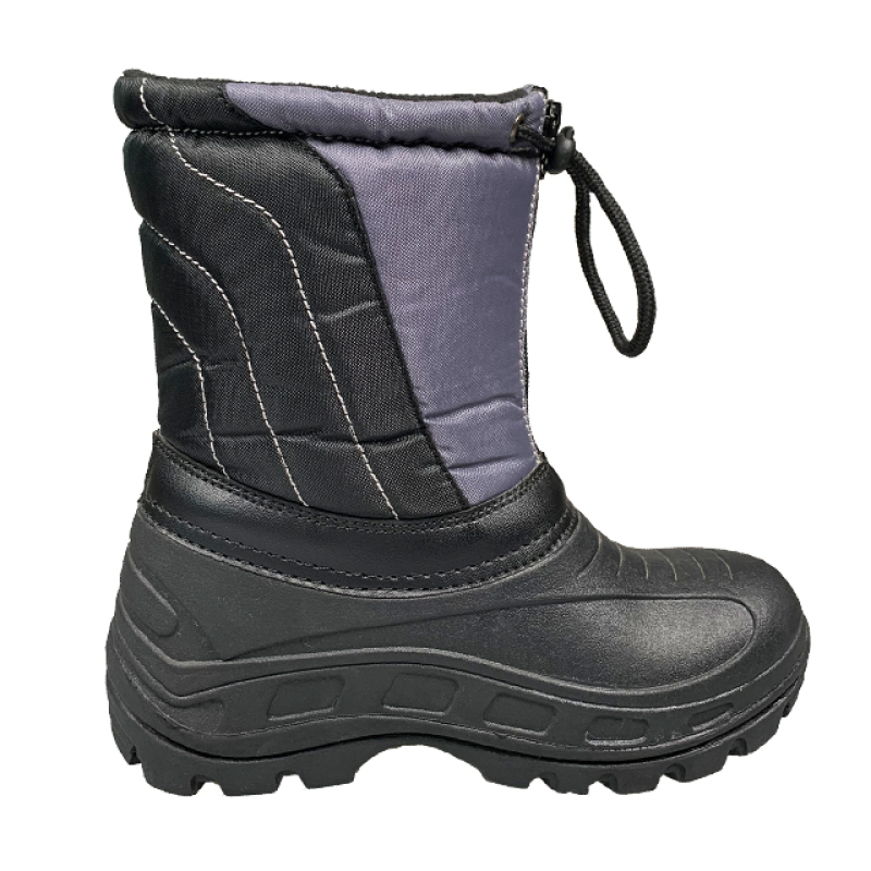 Kids winter  warm   fleece lining TPR waterproof snow boots