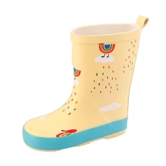 Wholesale Non-Slip New Design Little Kids Cute Waterproof Rain Boots Children's Rain Shoes With Prints