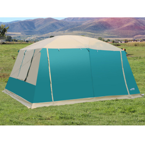 Hot sale Outdoor Anti Rainstorm Tent Thickening  Breathable Field Tour Large Tent Waterproof Camping Family Cube Tent Wholesale