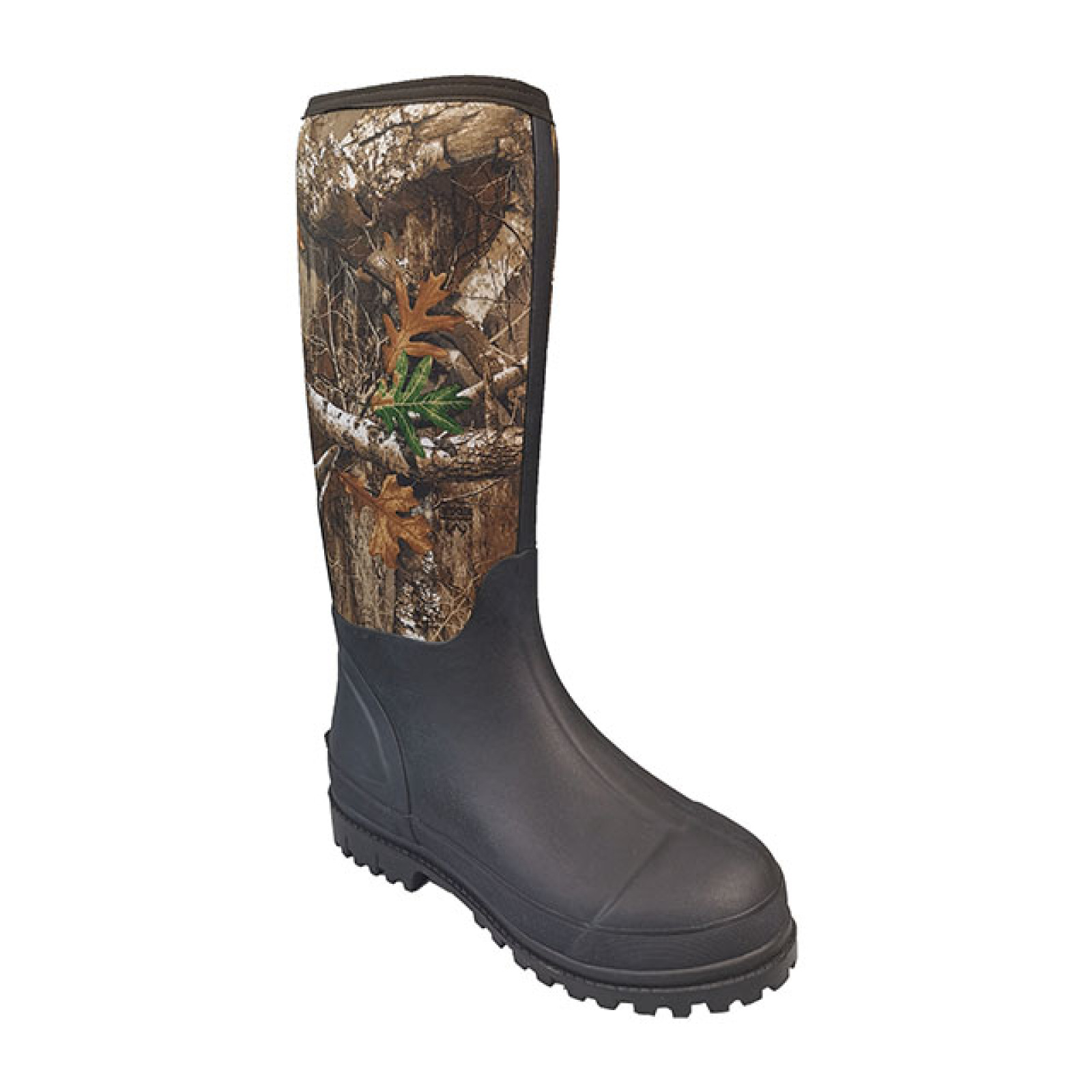 Mens Knee High Outdoor Waterproof Neoprene Camo Hunting Rubber Rain Boots