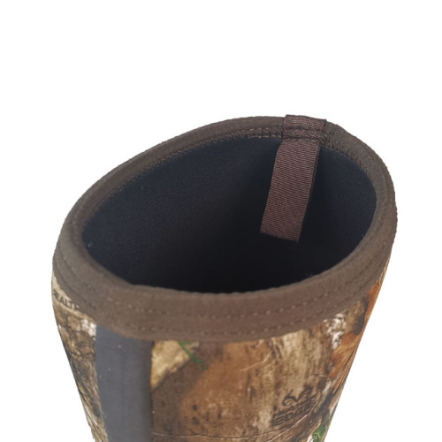 Mens Knee High Outdoor Waterproof Neoprene Camo Hunting Rubber Rain Boots