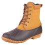 Men's Lace Up Two Tone Waterproof Rain Duck Boots