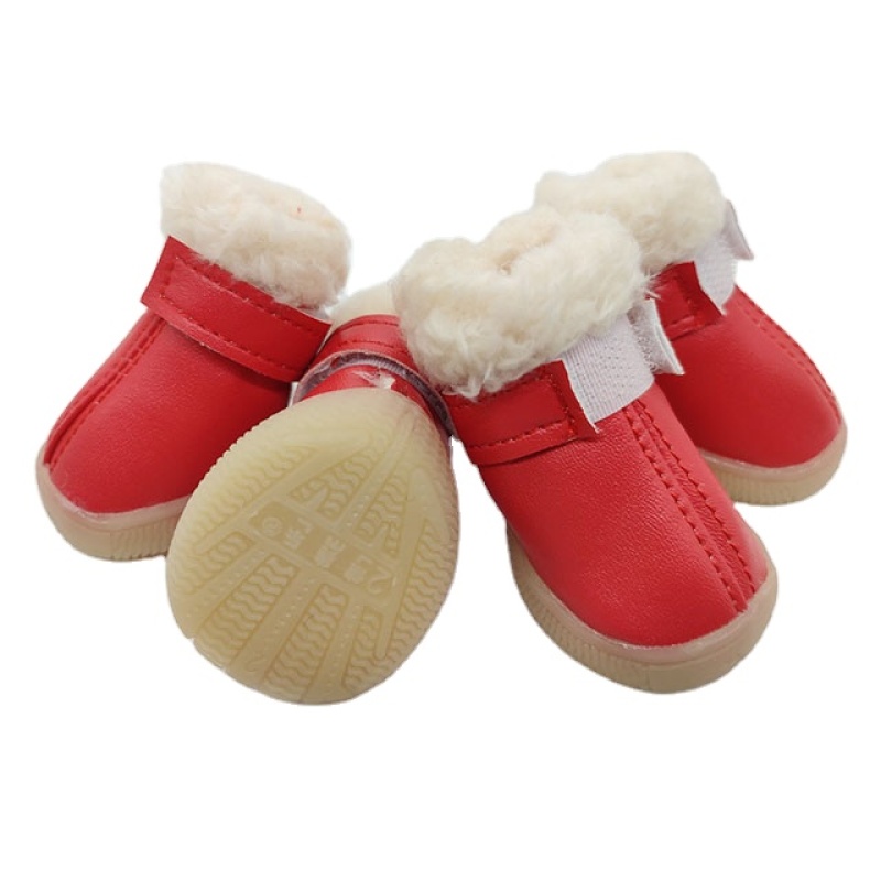 New Outdoor Pet Keep Warm Waterproof Breathable Non-Slip Big Pet Casual Boots Dog Shoes