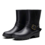 Fashion Ladies Short Rain Boots Women Rubber Custom made Gumboots With Buckles