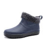 Chelsea Boots Men's Short Tube Waterproof and Anti-Slip Outsole Fashion Warm Cotton and Thickened Ankle Boots
