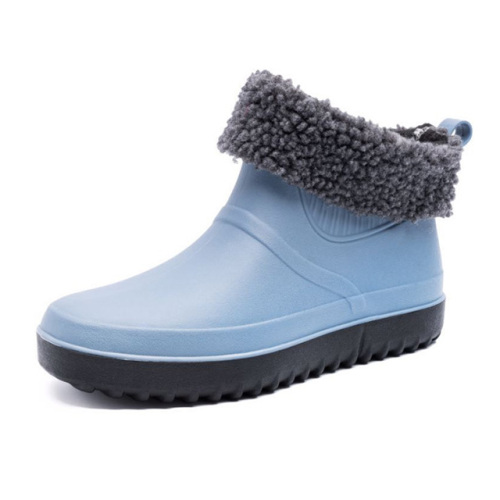 Chelsea Boots Men's Short Tube Waterproof and Anti-Slip Outsole Fashion Warm Cotton and Thickened Ankle Boots