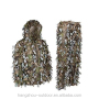 Leafy Ghillie Camouflage Hunting Suit Jacket Hood Pants Youth Teens Kids 3D Blinds & Camouflage Material Wicked Woods CN;ZHE OEM