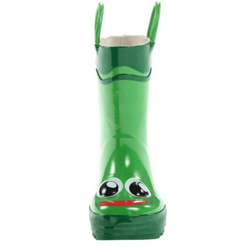 Customized Kids Rubber Boots Waterproof Gumboots Frog Rain Boot(Toddler/Little Kid/Big Kid)