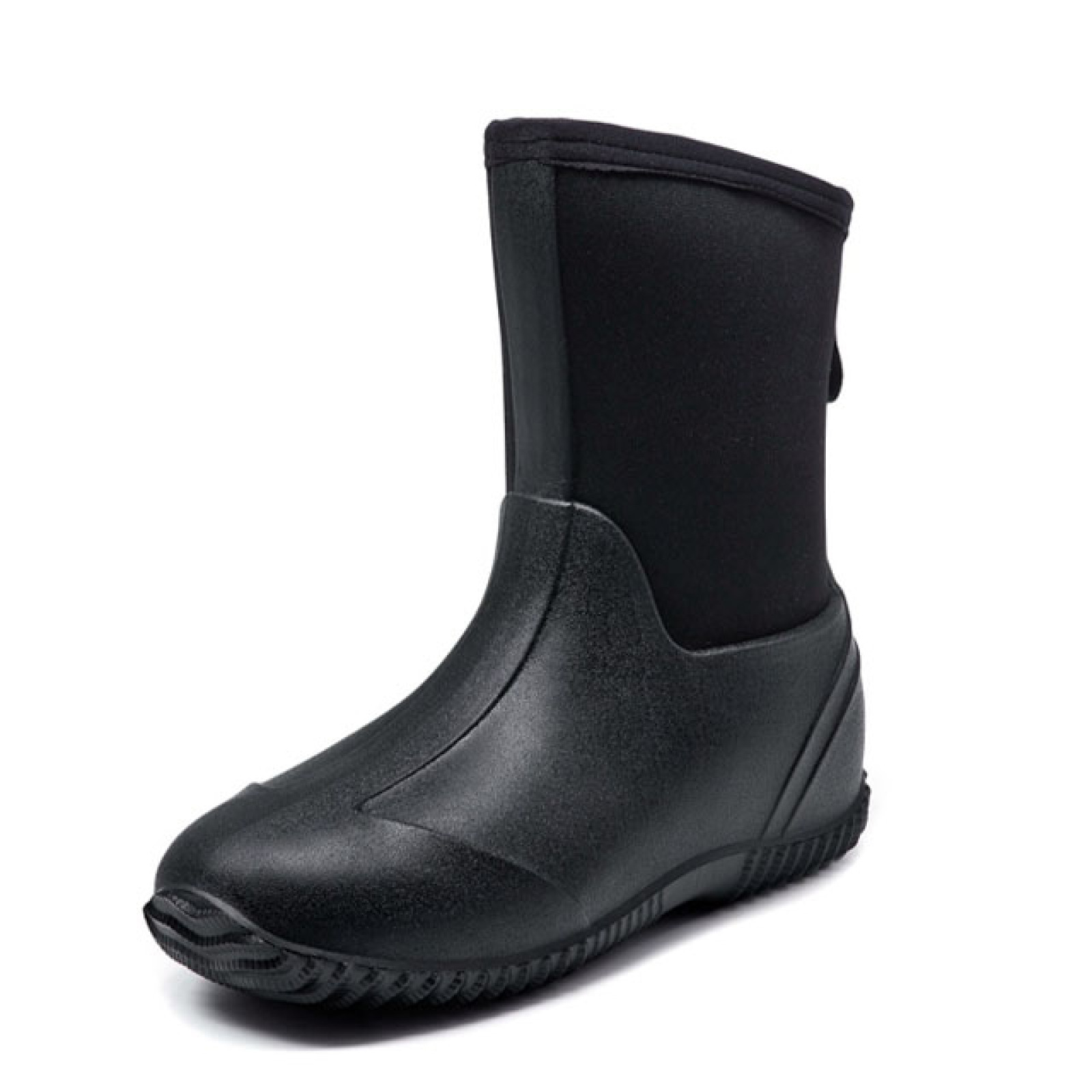 New Fashion Black Waterproof Non-slip Comfortable Neoprene Boots for Women Rain Boots