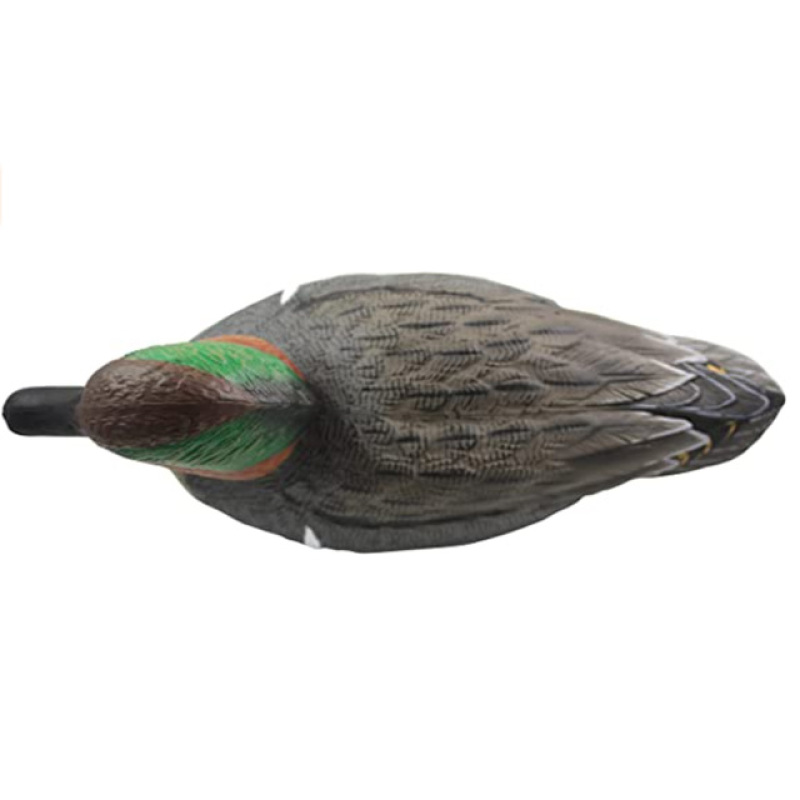 Customized Cupped Waterfowl Teal Duck Decoys Extremely Realistic Hunting Teal Duck Floater Decoys with Weighted Keels Wholesale