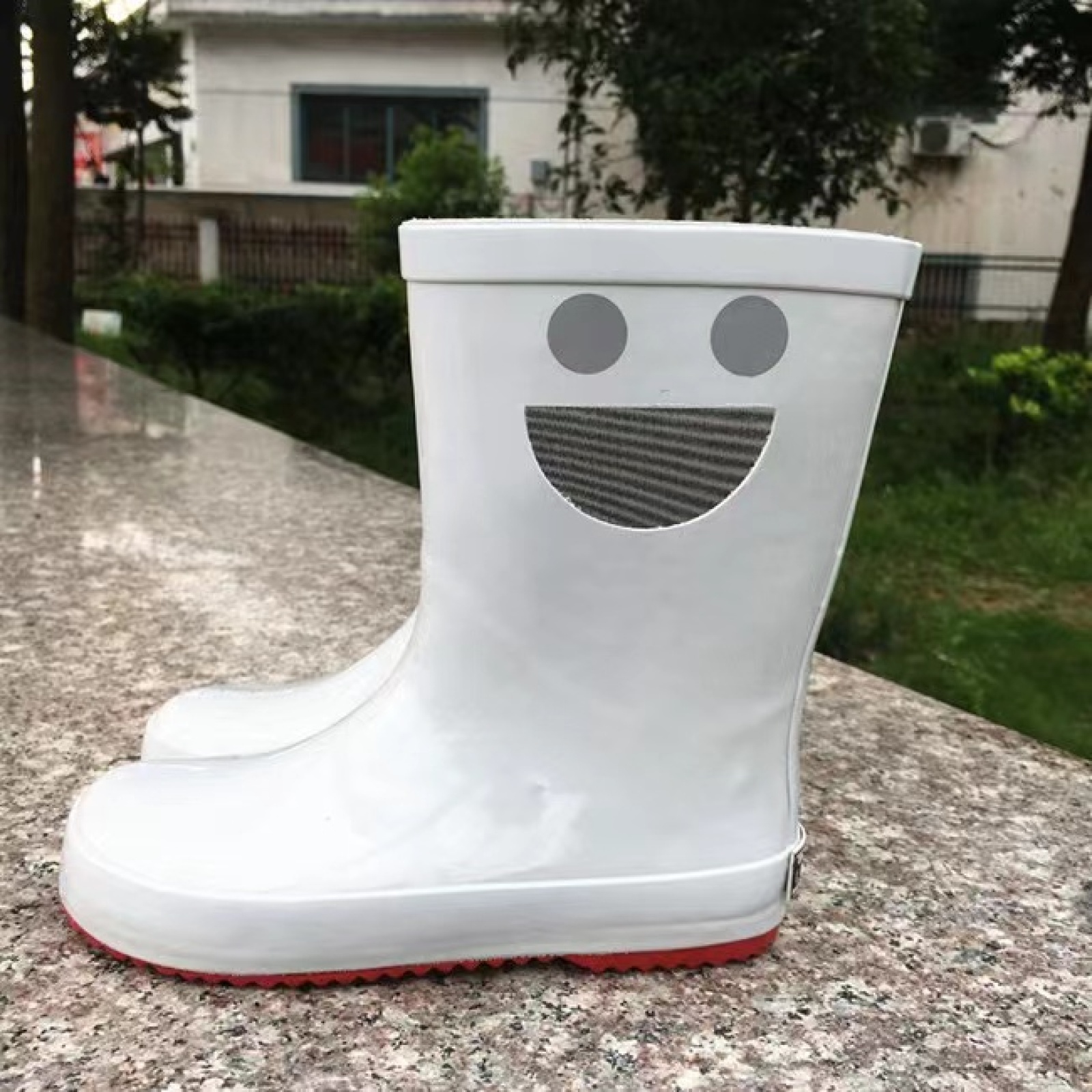 Waterproof Cute Hollow Design Gumboots Kids Wellies Rain Boots Kids Rubber Rain Boots