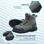 Mens Wading Boots High-quality Customized Waterproof Men Shoes Anti-slip Rubber Sole