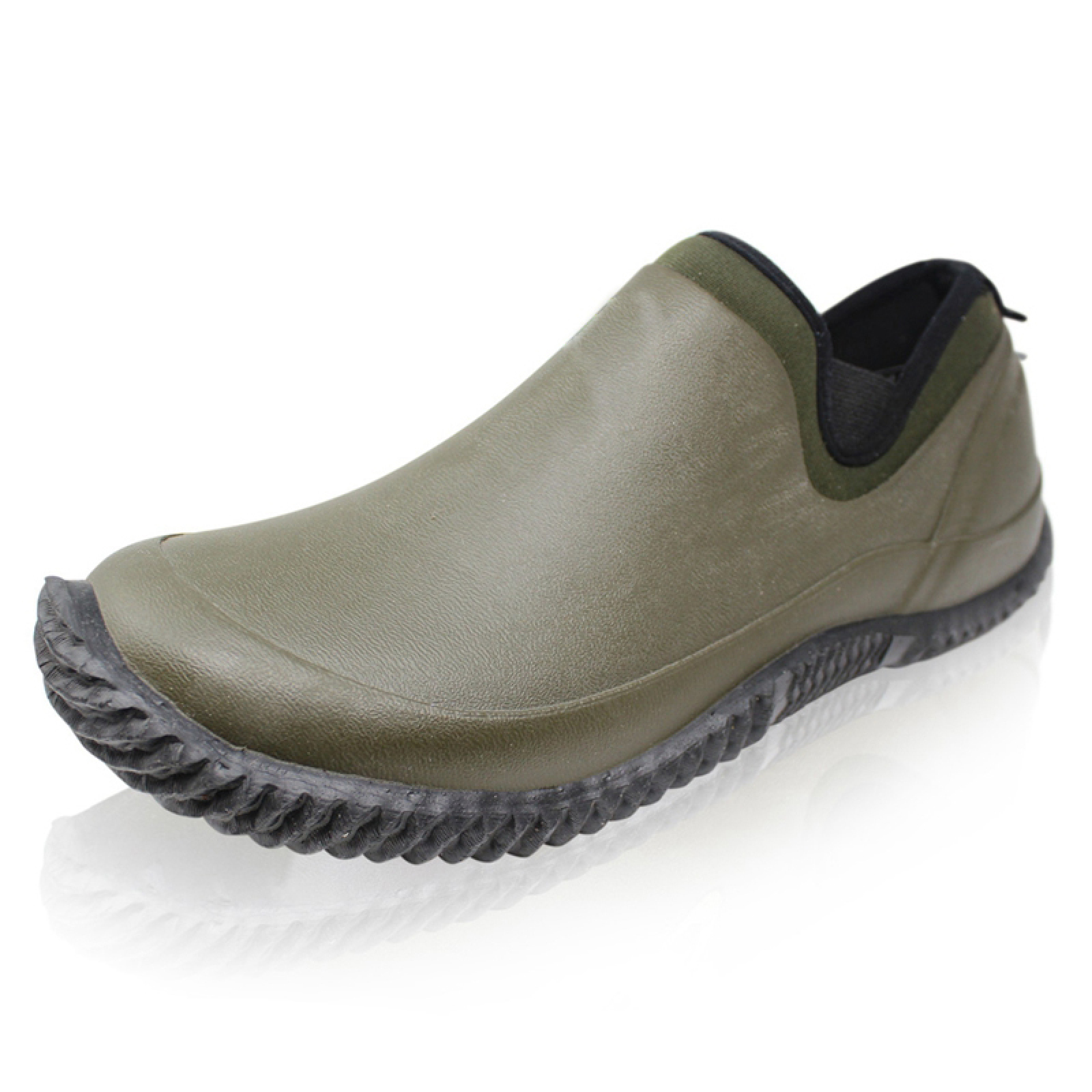 Mens Low Cut Waterproof Neoprene Rain Boots Garden Shoes