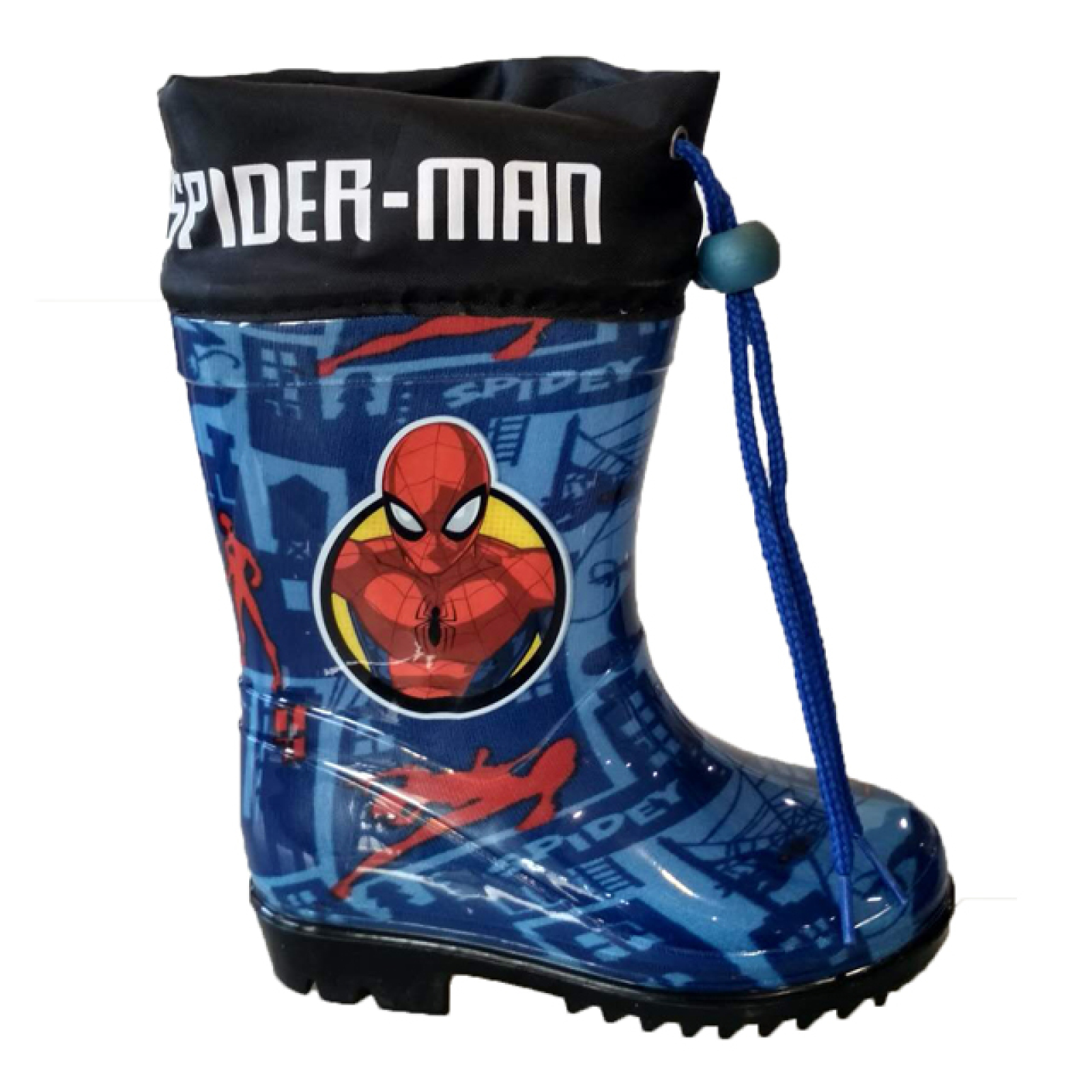 2020 Kids PVC Rain Boots Waterproof Kids Spiderman Boots