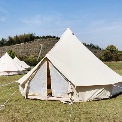 Outdoor Thickened Waterproof Yurt Tent Camping Cotton Tipi Tent Family Lightweight Indian Teepee Tent Wholesale