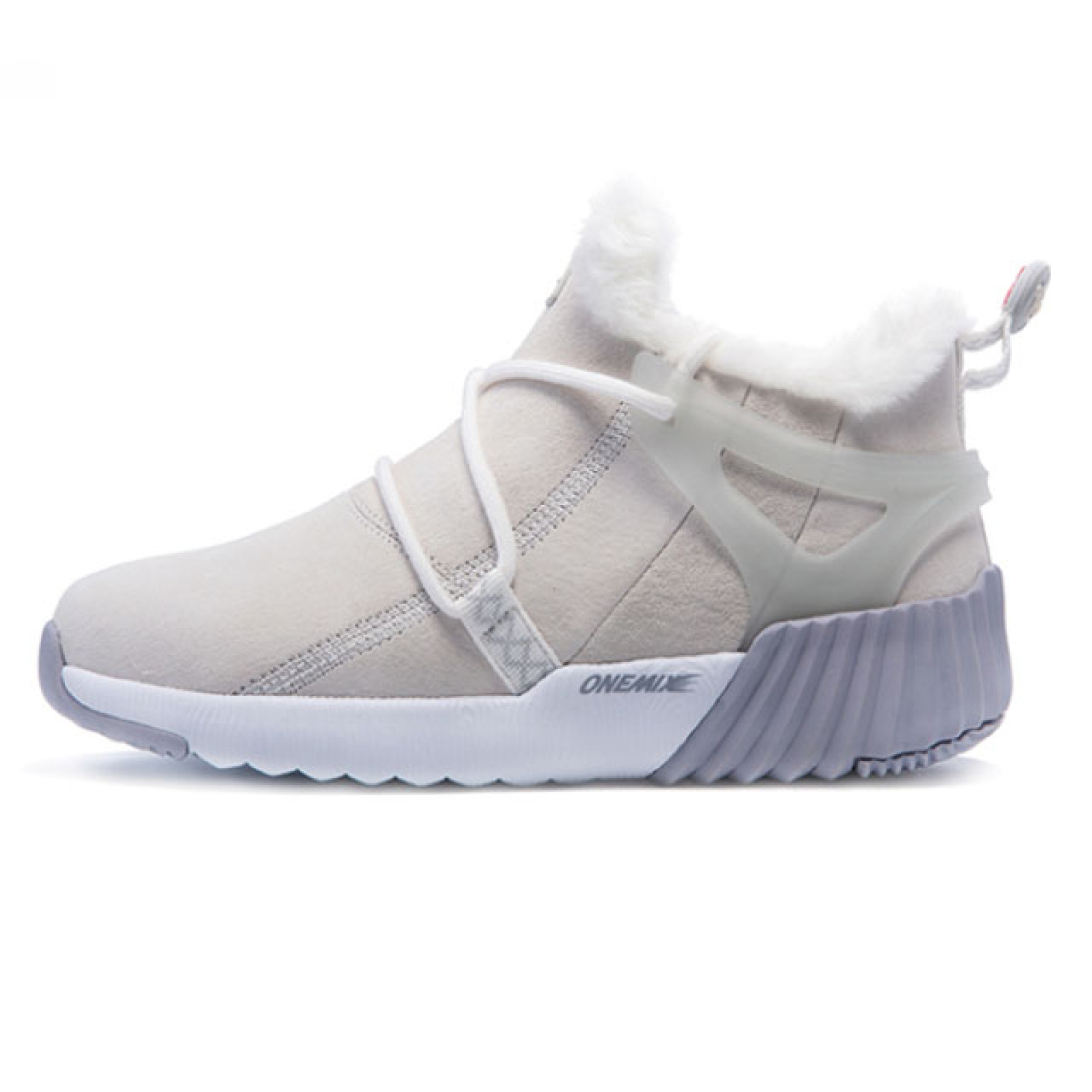 ONEMIX Winter Boots Mens Women Trainers Casual Fur Lined Winter Snow Boots Ankle-High Warm Comfortable Sport Shoes