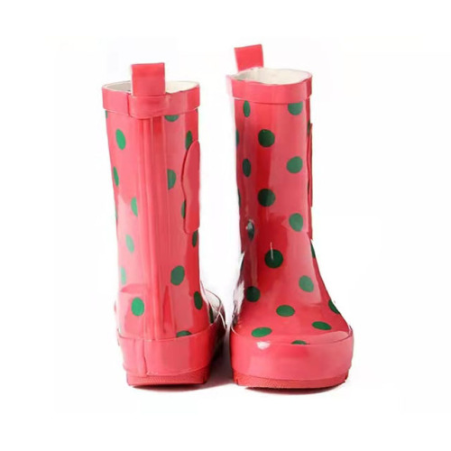Wholesale Waterproof 3D pattern Design Kids Rubber Rain Boots