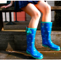 Women's Fashion Wellies Rain Boots