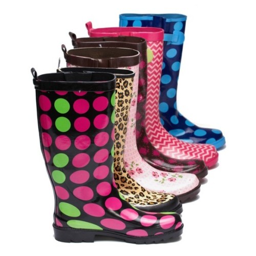 Women's Fashion Wellies Rain Boots