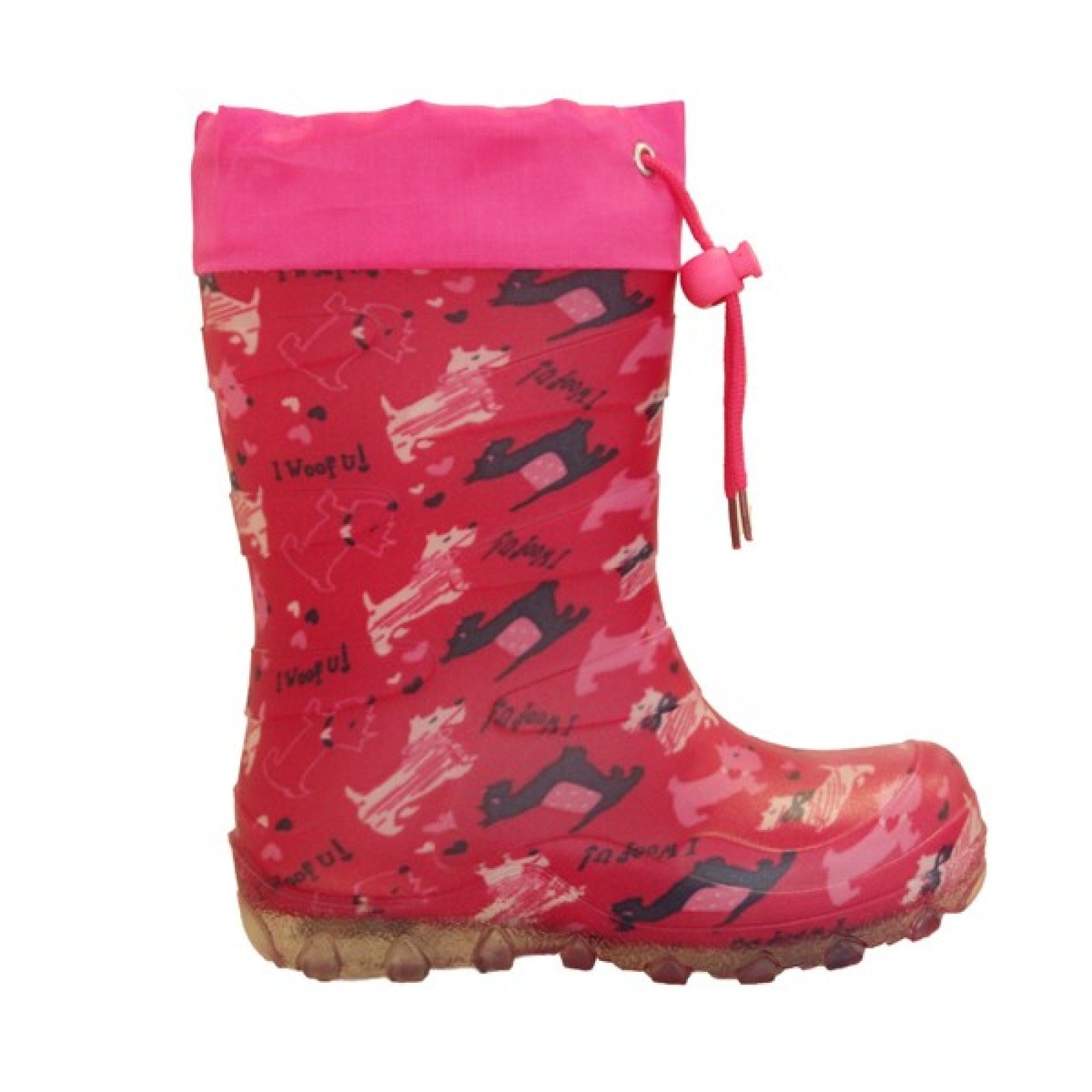 Children's Customized Print PVC Rain Boots Christmas Gift