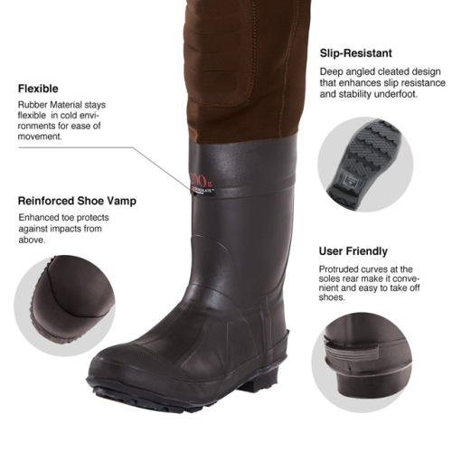 Wholesale Mens Bootfoot Chest Wader Neoprene Fishing Waders