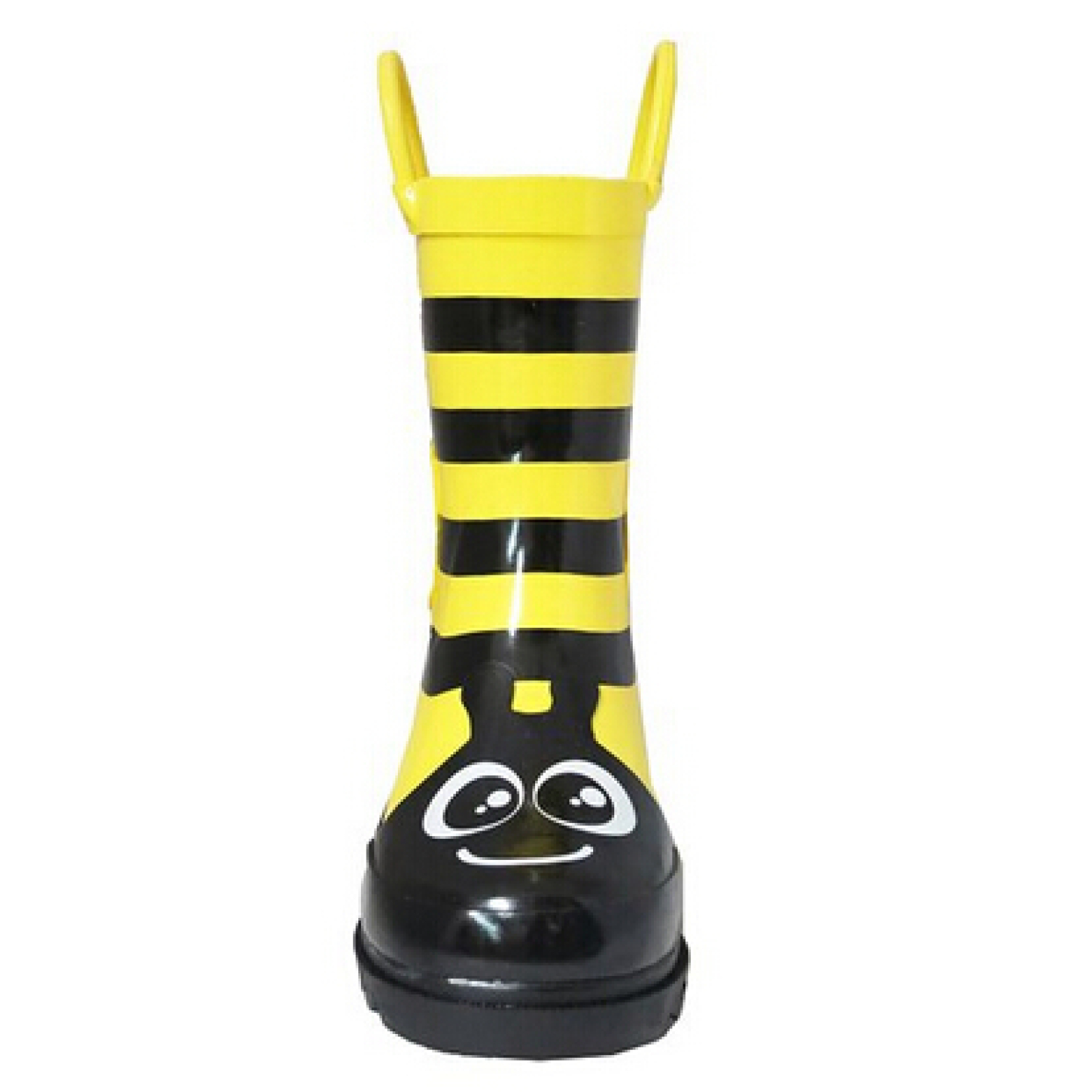 Little Girls Yellow Bumble Bee Flower Rain Boots (Toddler / Little Kids)