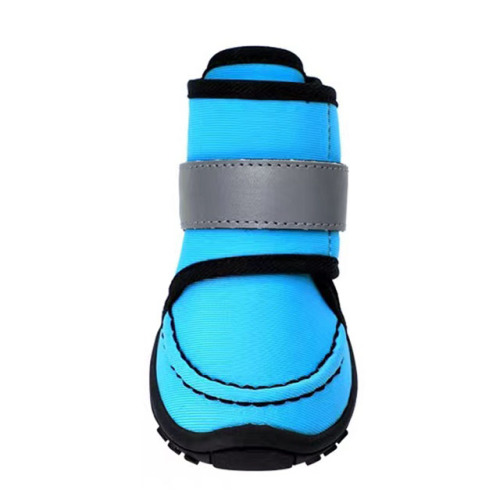 Wholesale Pet Apparel Dog Waterproof Boots Anti Slip Protect Paw Dog Shoes With Hook and Loop Fasteners