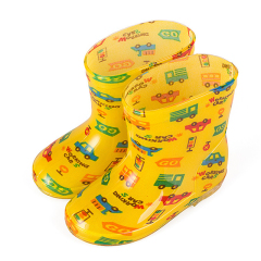 Hot Sale Children's PVC Rain Boots Exquisite Cartoon Printing Kids Rain Boots