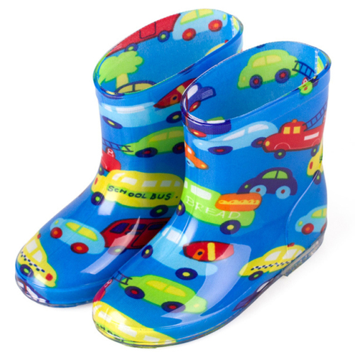 Hot Sale Children's PVC Rain Boots Exquisite Cartoon Printing Kids Rain Boots