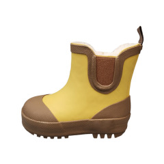 Fashion Kids Waterproof Winter Chelsea Natural Rubber Rain Boots Customized Wholesale