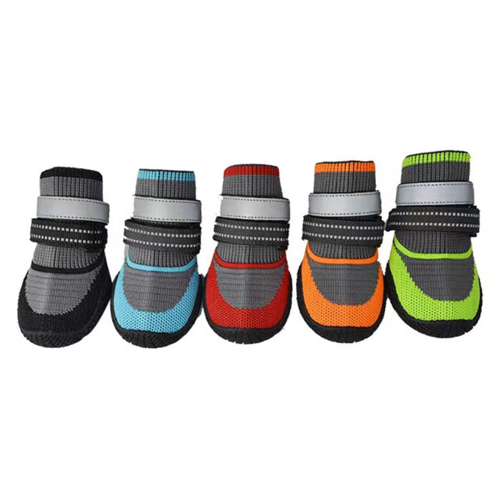 Waterproof Reflective Dog Booties Paw Protector Breathable Dog Shoes Anti-Slip Puppy Boots