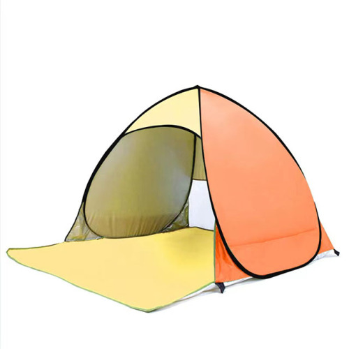 Outdoor waterproof sunshade oxford  pop up single layer camping beach tent