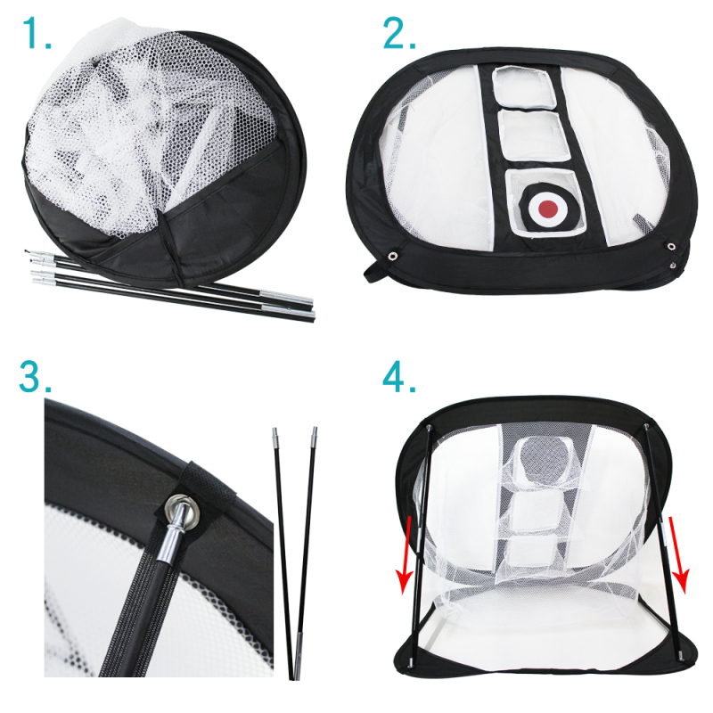 Portable  Golf hitting Practice Training Pop Up Net Chipping Target