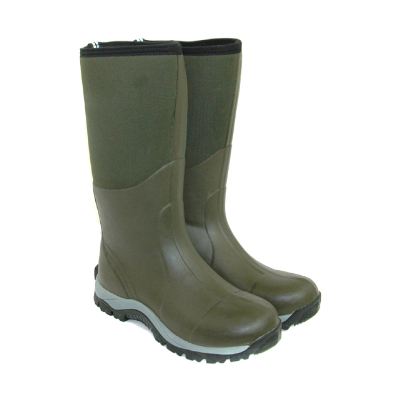 Mens Anti-slip Neoprene Wellington Boots Waterproof Rubber Rain Boots