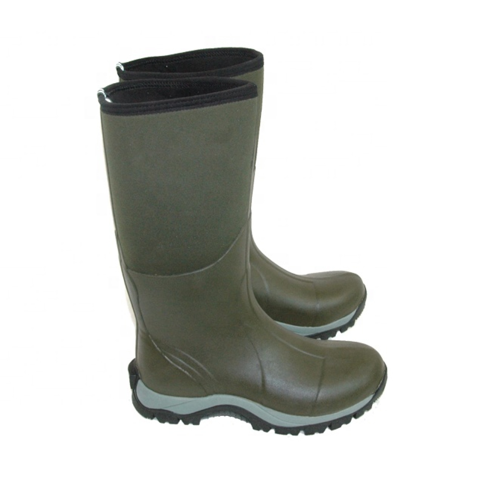 Mens Anti-slip Neoprene Wellington Boots Waterproof Rubber Rain Boots