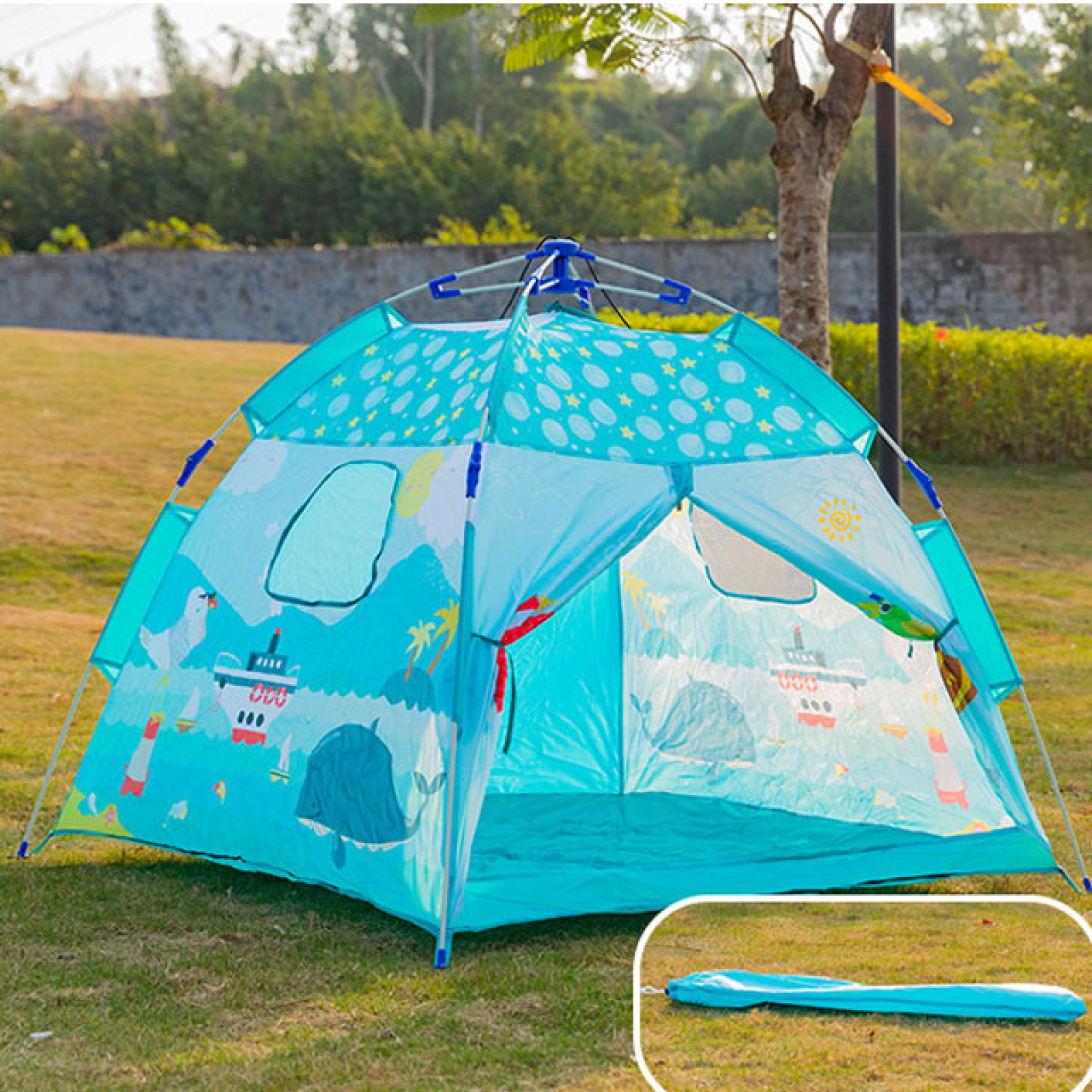 Customized Wholesale Children's Playhouse Castle House Folding Baby Toy House Tents