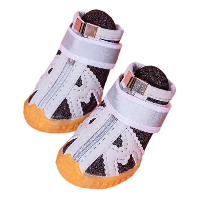 Outdoor Fashion Pet Shoes Cute Dog Paw Protector Boots Walking Anti-Slip Breathable Mesh Soft Pet Dog Shoes