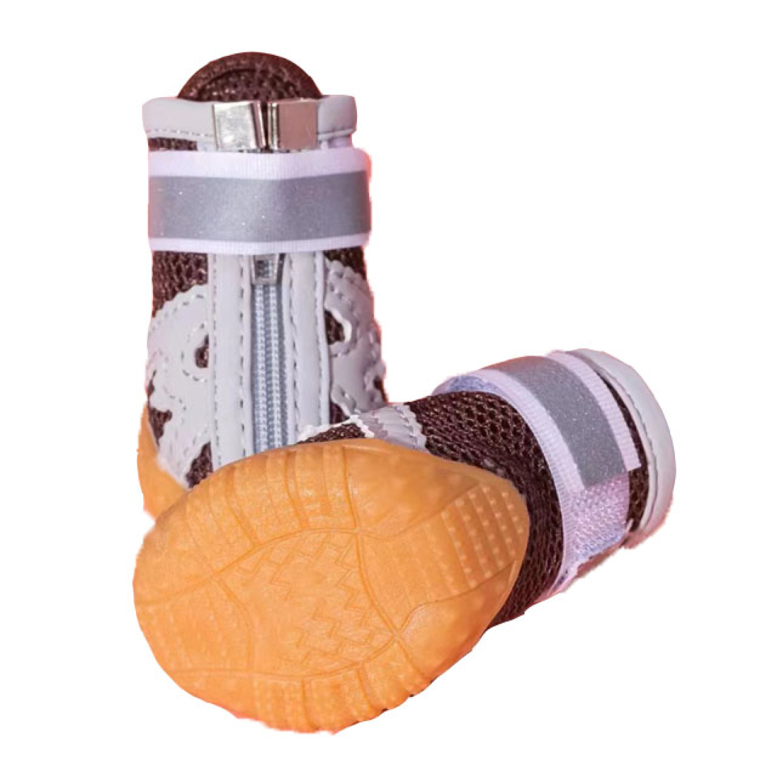 Outdoor Fashion Pet Shoes Cute Dog Paw Protector Boots Walking Anti-Slip Breathable Mesh Soft Pet Dog Shoes