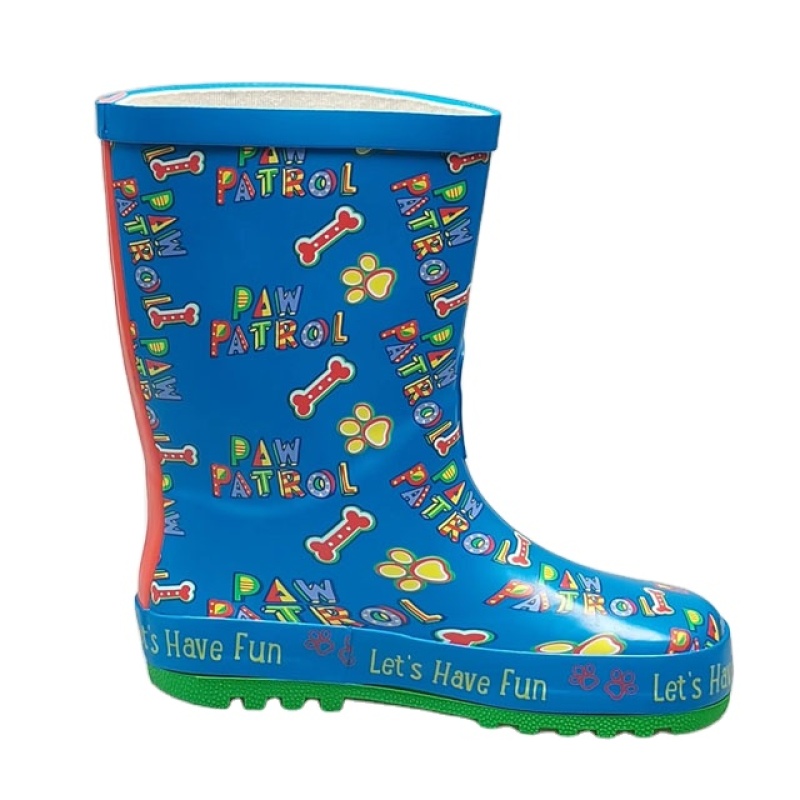 Fashion Design Custom Kids Rain Boots Waterproof Portable Rubber Rain Boots Toddler Galoshes