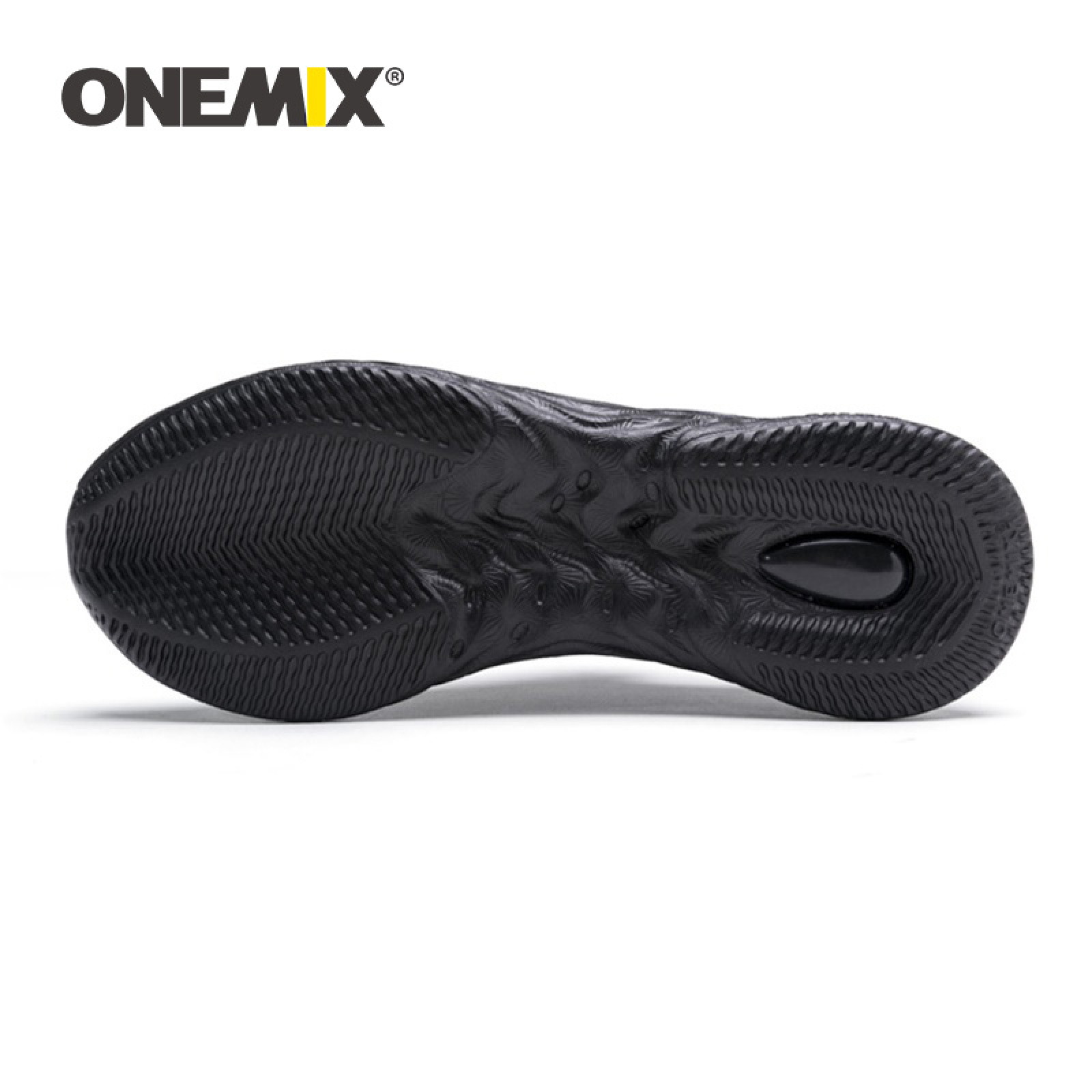ONEMIX  Breathable and waterproof sports shoes Both men and women Shoes tied, natural rubber ground skid