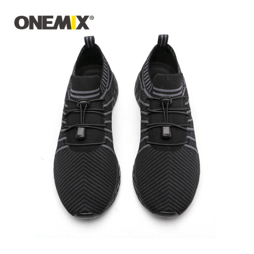 ONEMIX  Breathable and waterproof sports shoes Both men and women Shoes tied, natural rubber ground skid