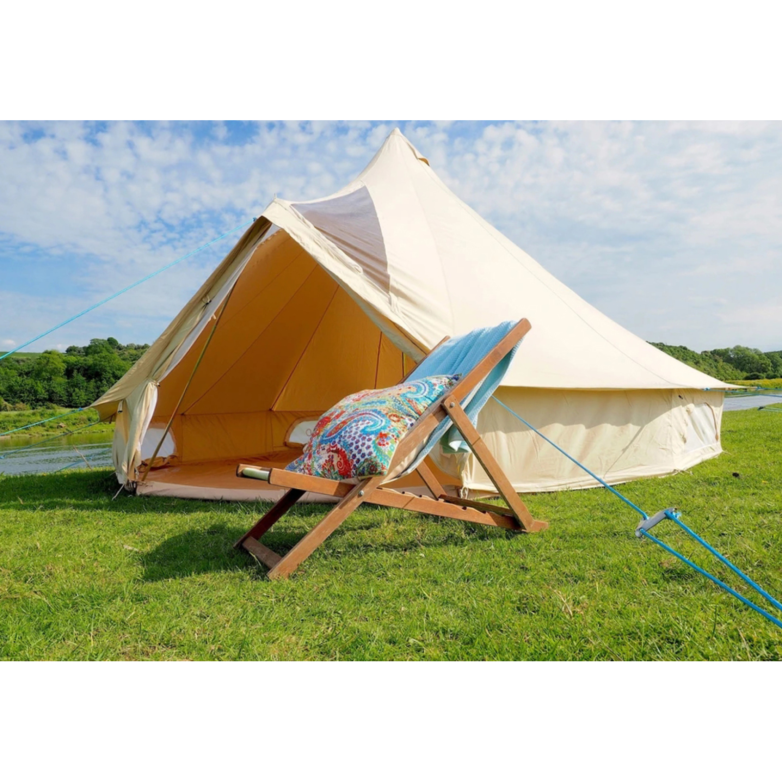 7M Glamping Durable Waterproof Luxury Canvas Bell Tent