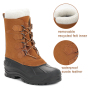 Mens Snow Boots Custom Waterproof Warm Snow Boots Ladies Winter Shoes Fashion Trend Light Anti-slip Duck Boots For Adults