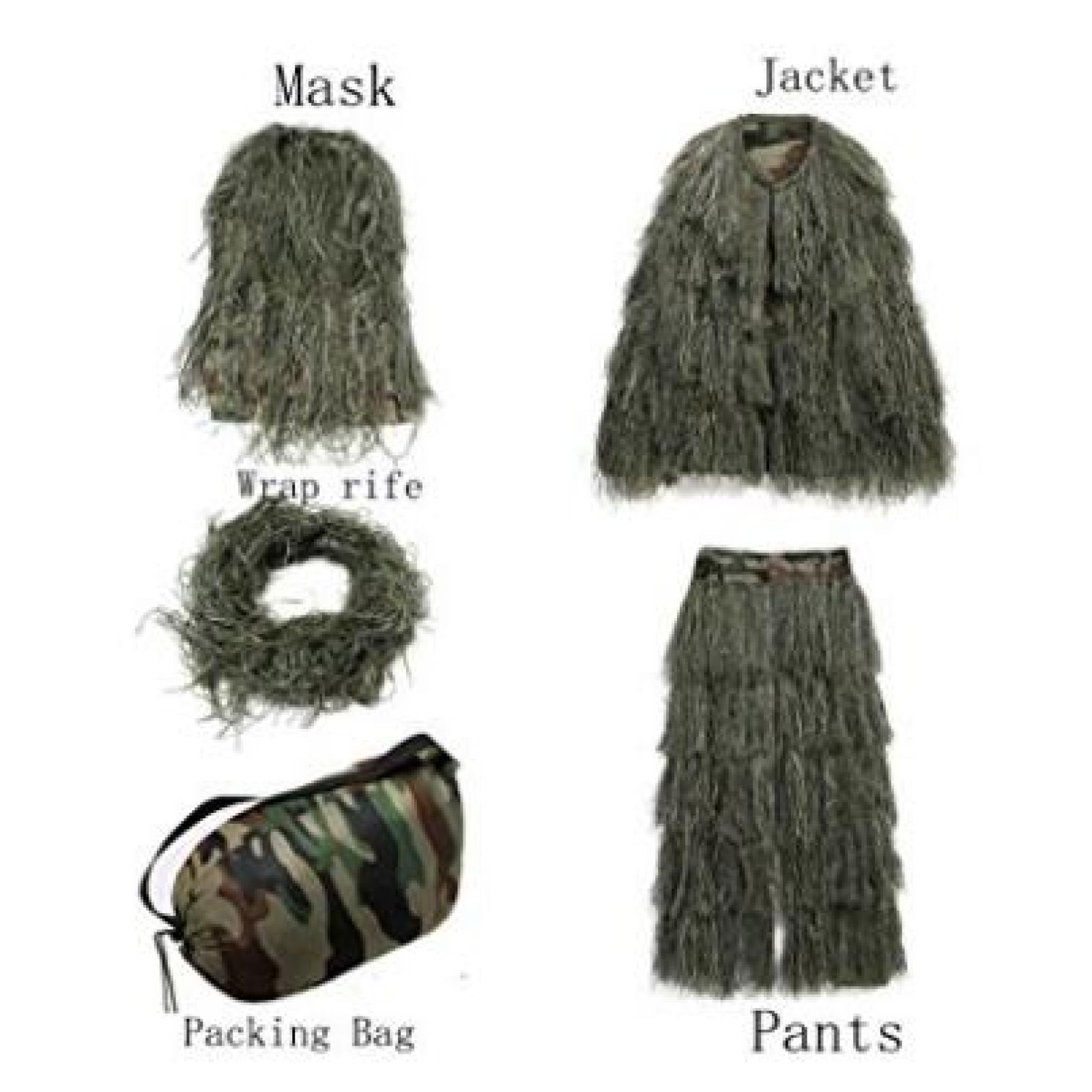 2023 Woodland Camo Outdoor Hunting Ghillie Suit