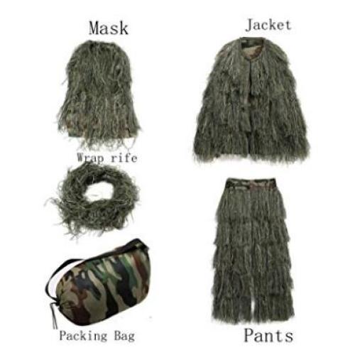 2023 Woodland Camo Outdoor Hunting Ghillie Suit