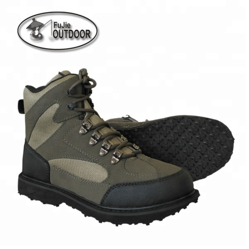 Wholesale Men's Fly Fishing Hunting Wading Shoes Breathable Waterproof Boot  Outdoor Waders Anti-slip Wading Boots Suppliers -Fujie
