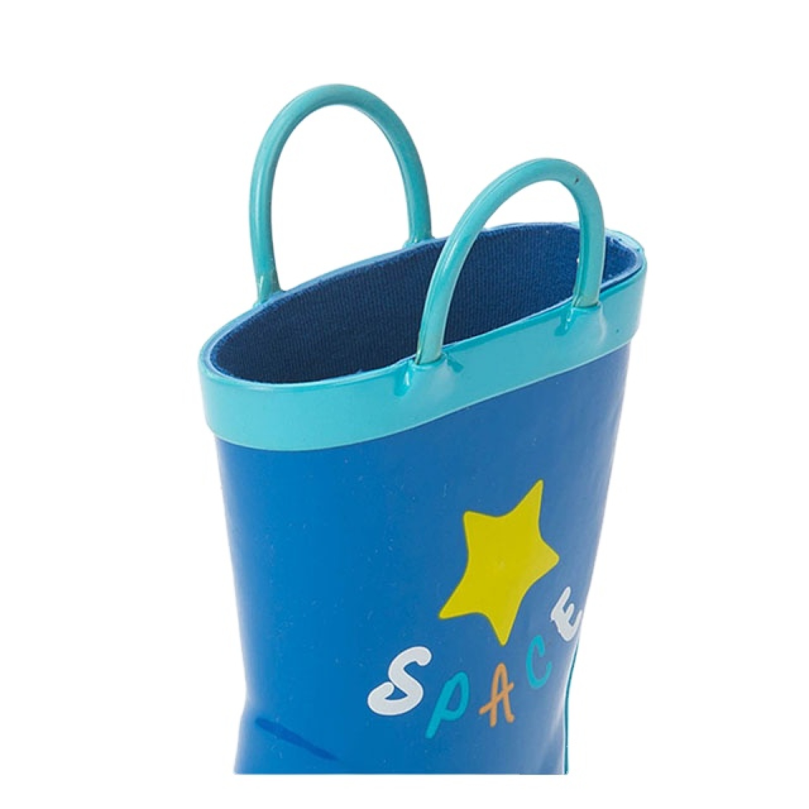 Wholesale Customized Kids Cute Rubber Rain Boots With Prints Rubber Wellington Rain Shoes With Handle
